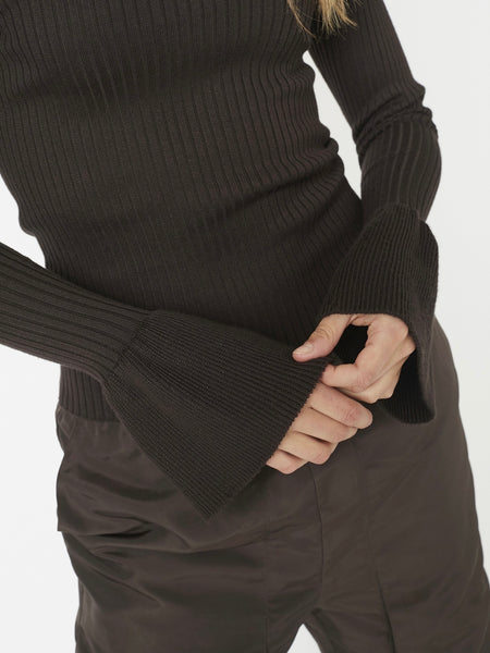 Brown Knit With Wide Cuff By Co’Couture