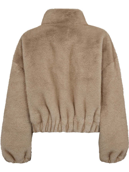 Camel Fur Bomber By Co Couture