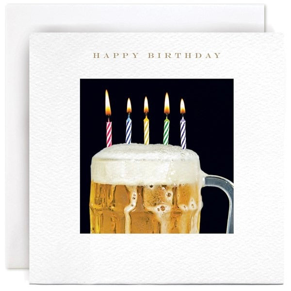 'Happy Birthday' Beer Card By Susan O'Hanlon