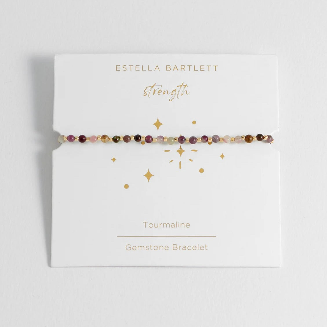Wellness Malachite Brown Gemstone Amelia Bracelet by Estella Bartlett