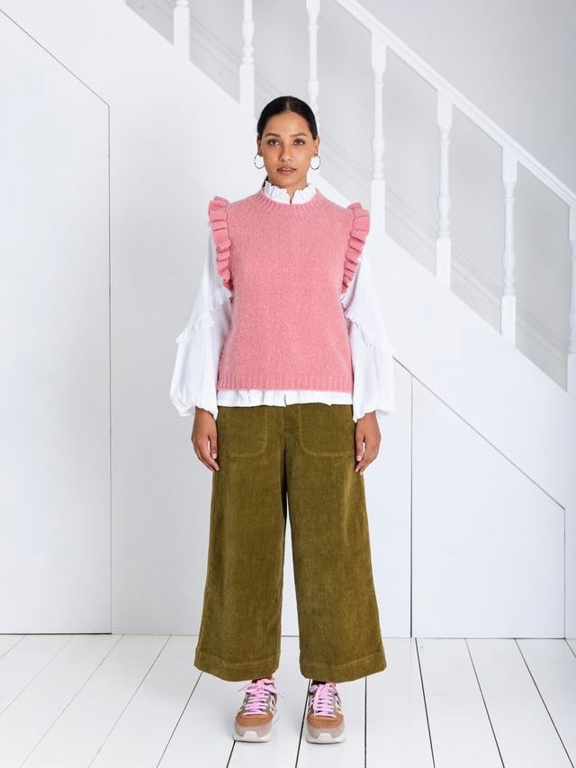 Rose Claude Knitted Tank By Bonté