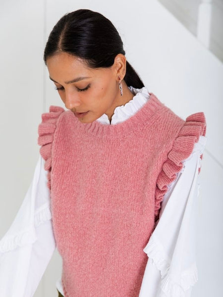 Rose Claude Knitted Tank By Bonté