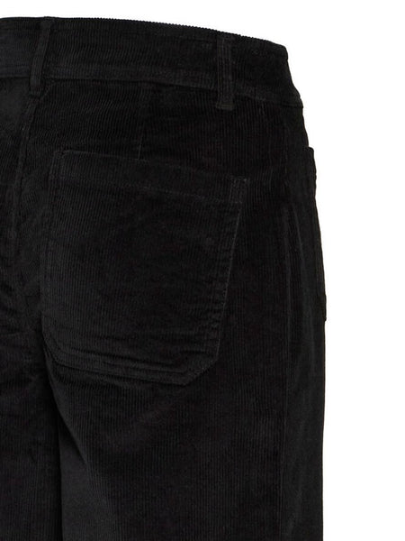 Black Front Pocket Corduroy Jeans by B Young