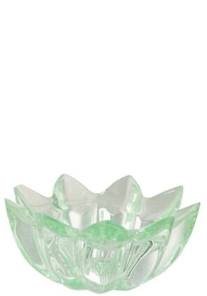 Green Flower Candle Holder