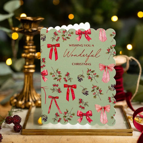 Wishing you a Wonderful Christmas Card By Toasted Crumpet