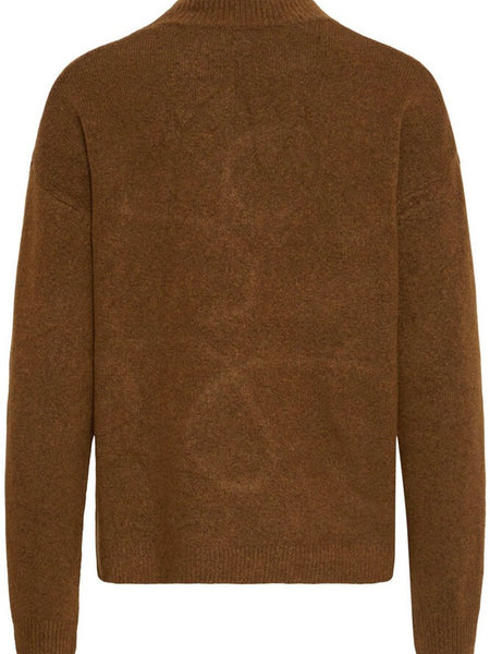 Cinnamon Patterned Stitch Jumper by B Young