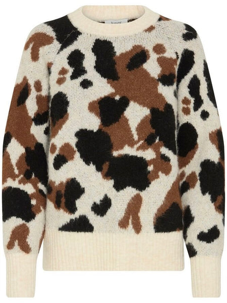 Cow Print Jumper by B Young