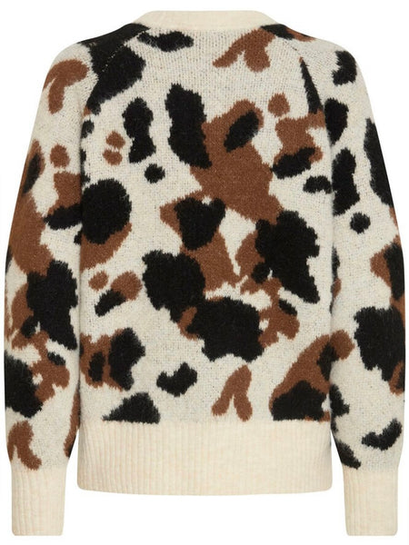 Cow Print Jumper by B Young