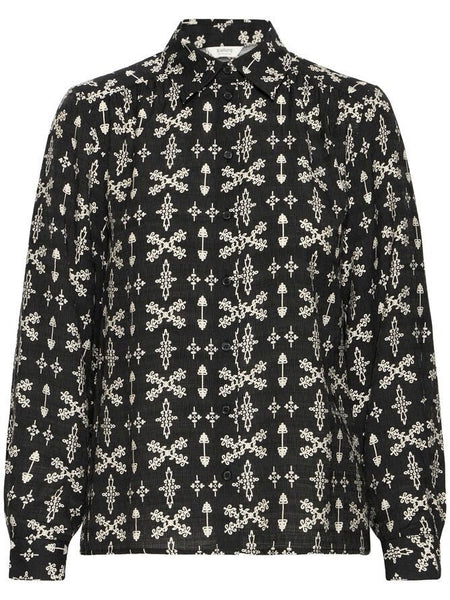 Embroidered Button Blouse by B Young