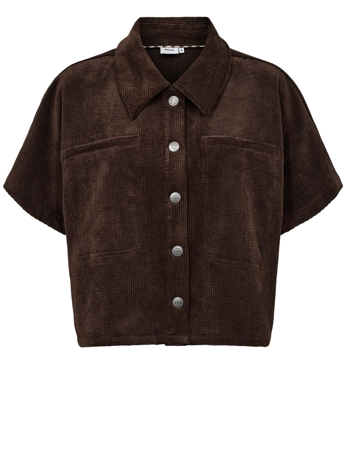 Chocolate Corduroy Shirt by Nümph