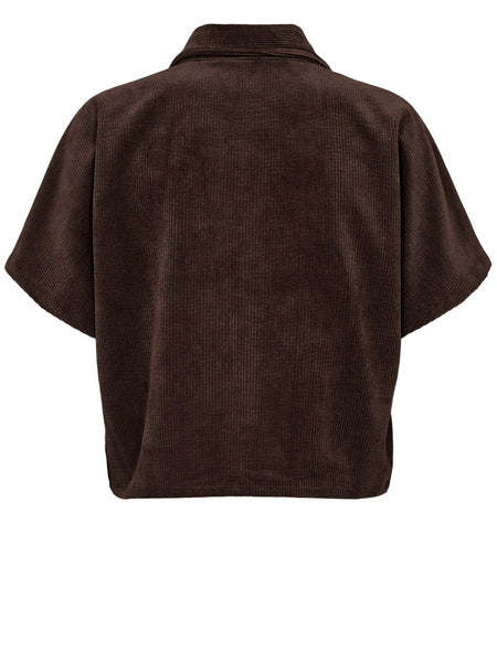 Chocolate Corduroy Shirt by Nümph