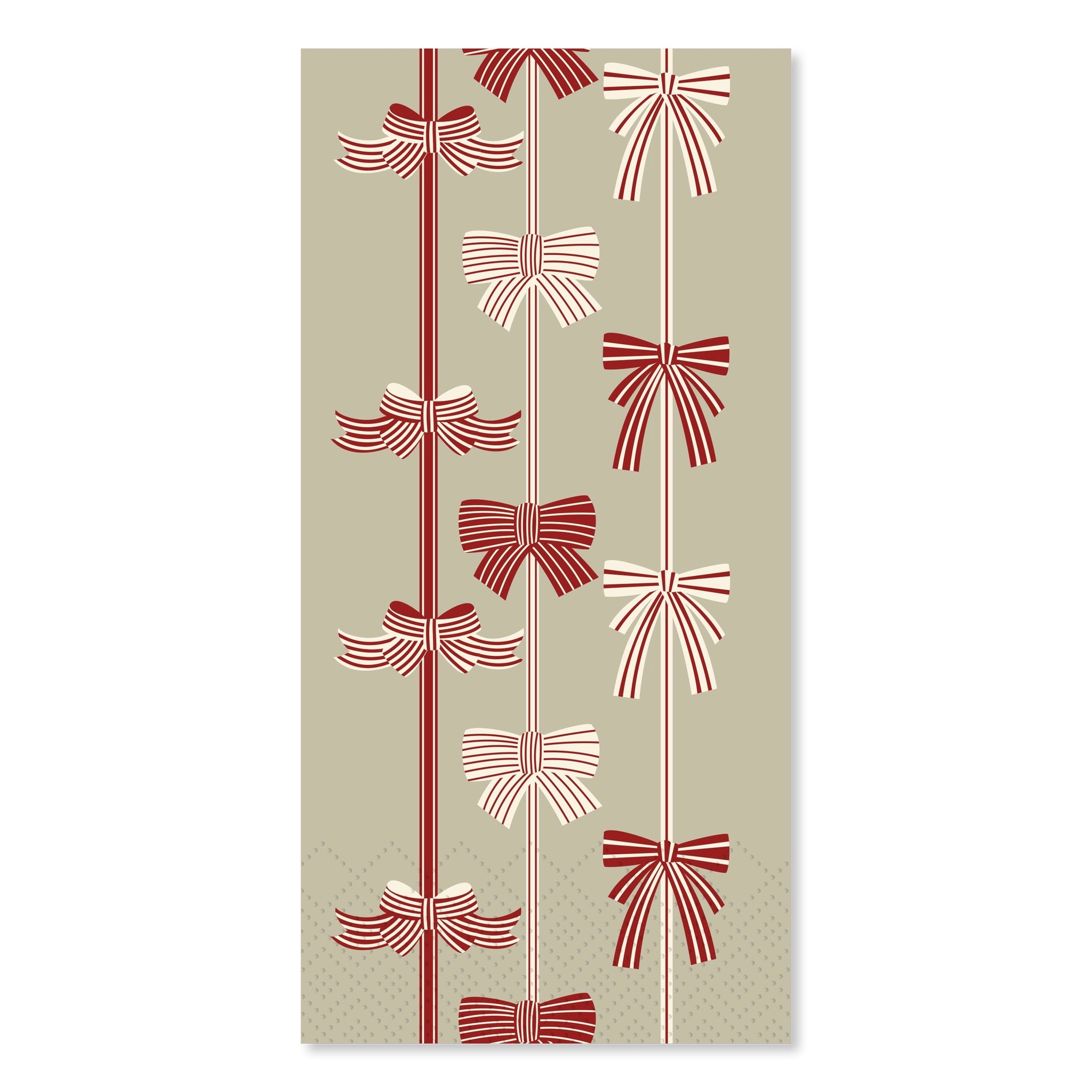 Red Bow Pattern Paper Napkin