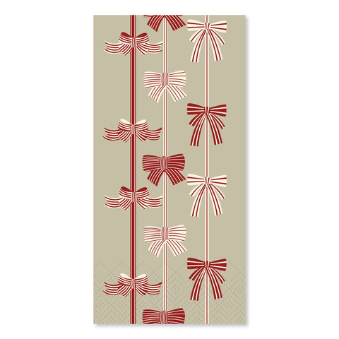 Red Bow Pattern Paper Napkin