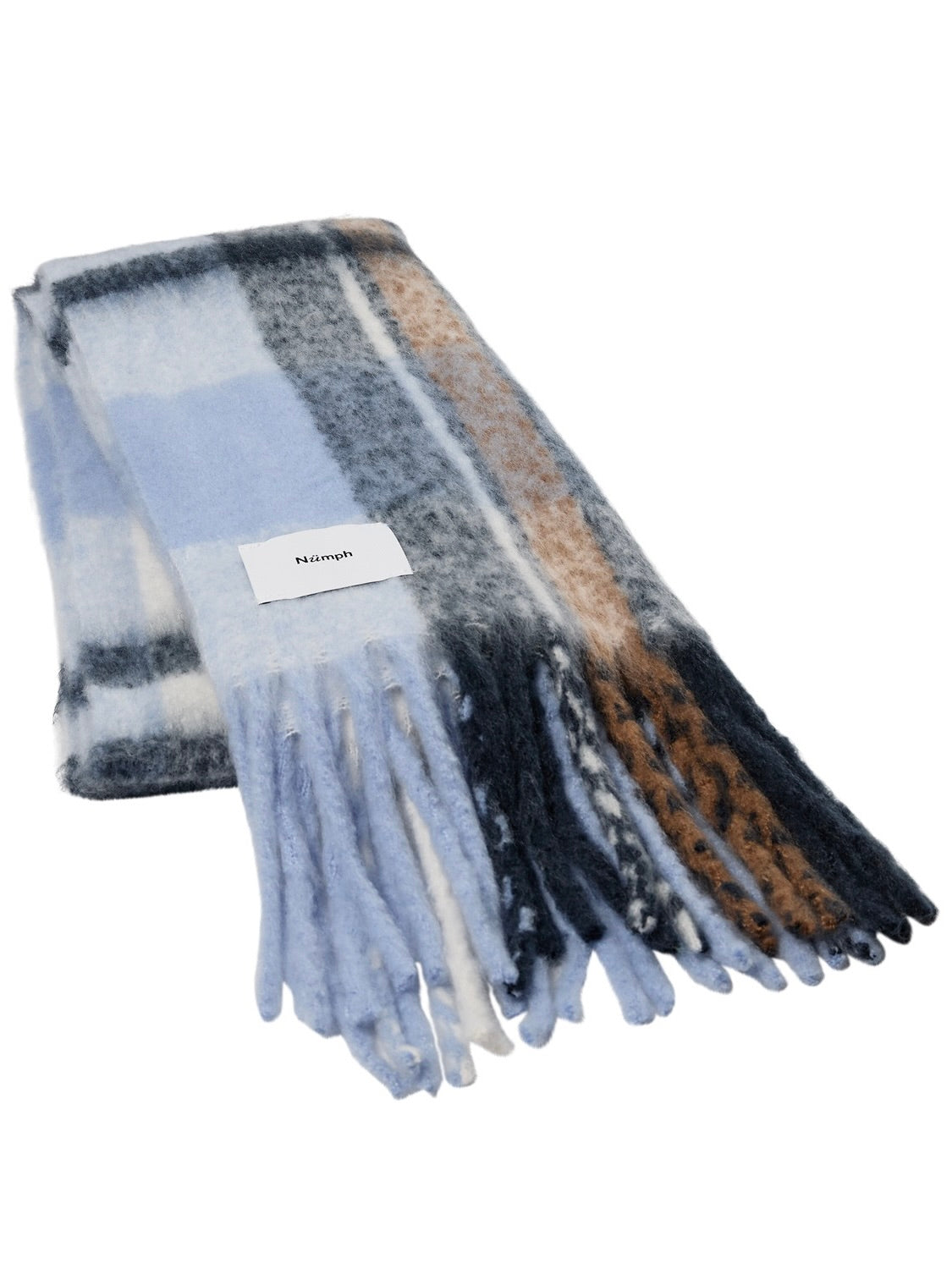 Blue Patch Scarf By Nümph