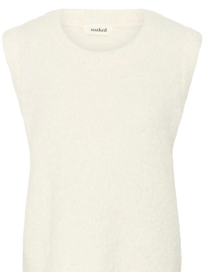 Cream Knit Tank Top By Soaked
