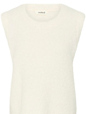 Cream Knit Tank Top By Soaked