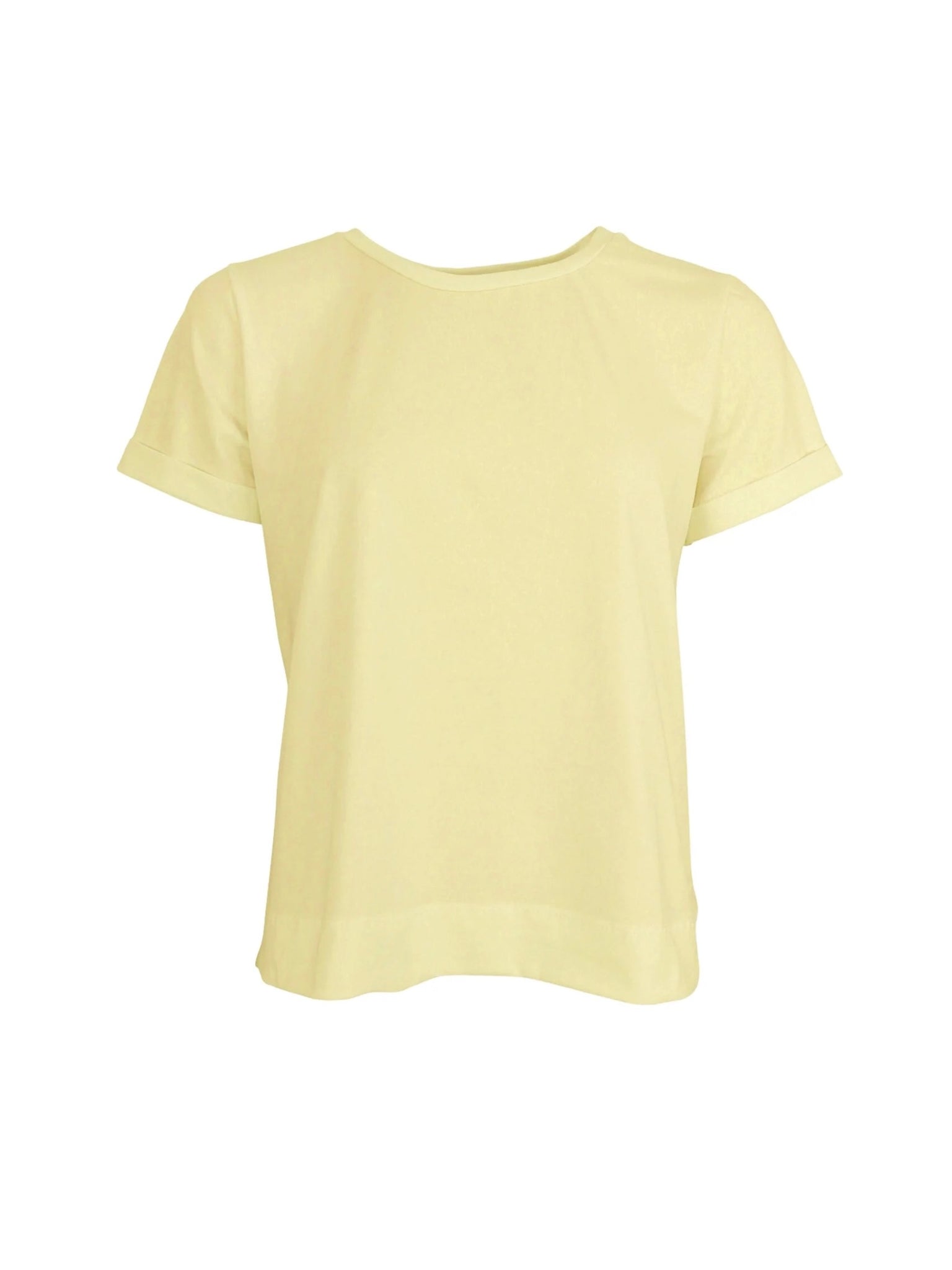 Yellow Basic Tee By Black Colour