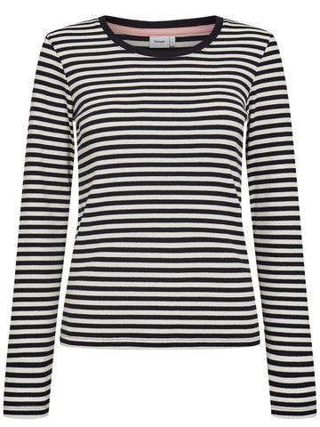 Black & White Striped Jersey Tee By Nümph