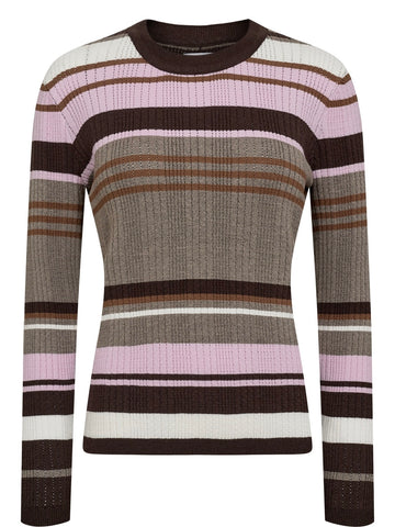Multi Striped Ribbed Knit By Nümph