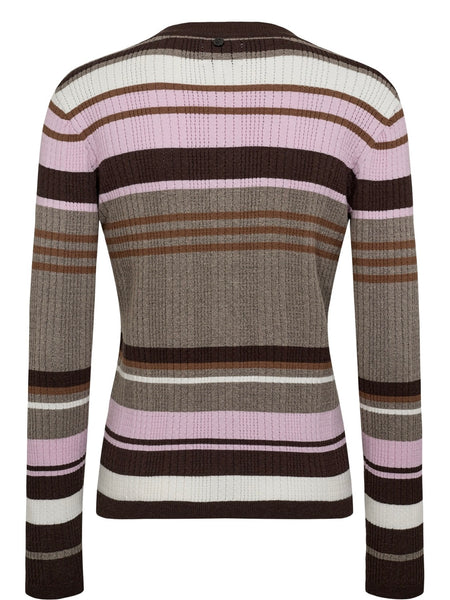 Multi Striped Ribbed Knit By Nümph