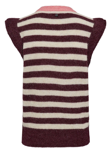 Burgundy & Cream Tank By Nümph