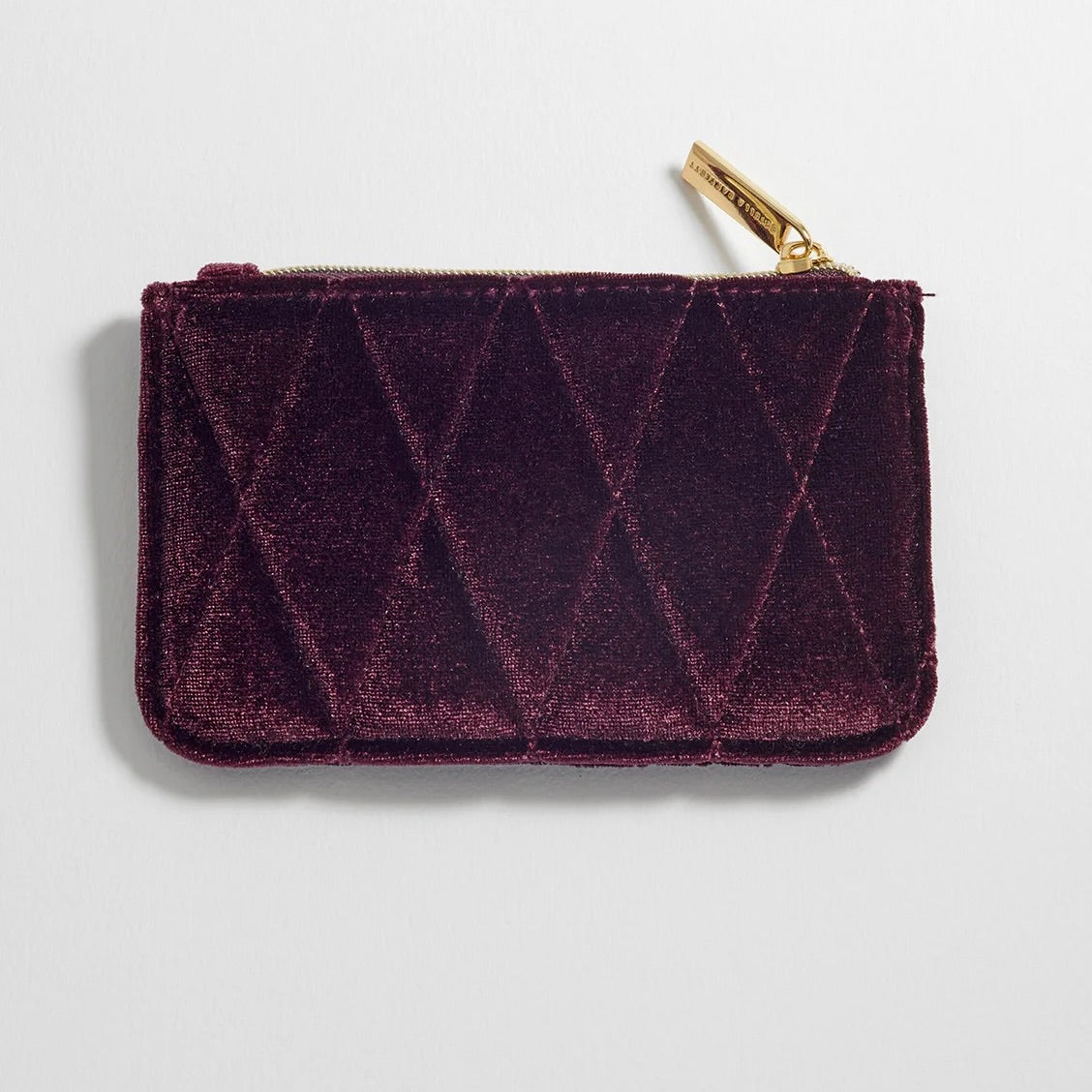 Burgundy Quilted Card Purse by Estella Bartlett