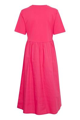 Fuchsia Pink Midi Summer Dress by B Young