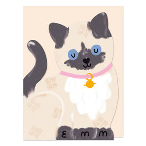 Siamese Kitten Card by Raspberry Blossom