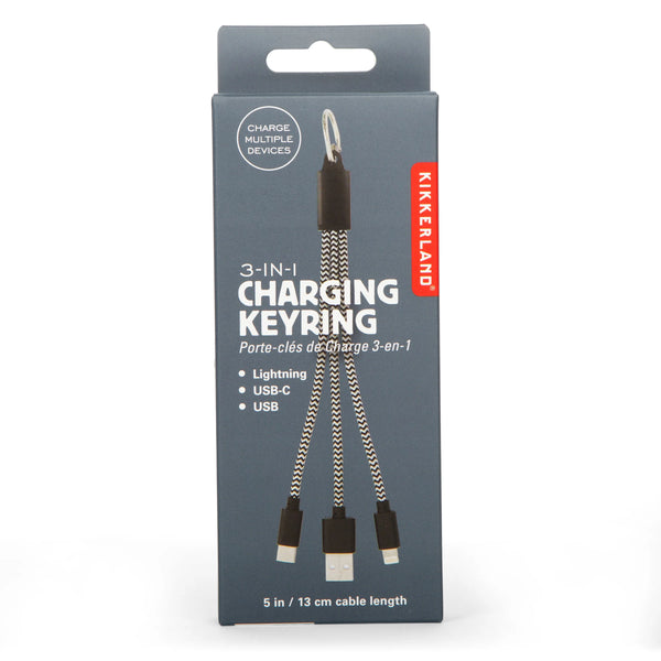 3-in-1 Charging USB Keyring