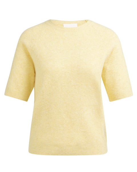 Lemon Melange Sweater by Yaya