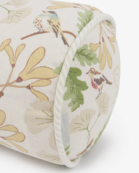 Orchard Birds Bolster Cushion by Sophie Allport