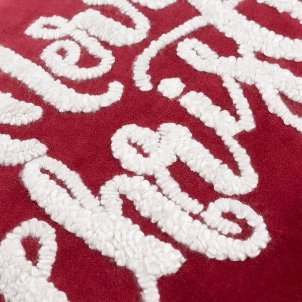 Merry Christmas Cotton Velvet 30x50cm Cushion