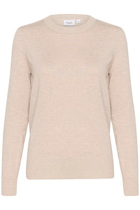 Cream Knit Jumper by Saint Tropez