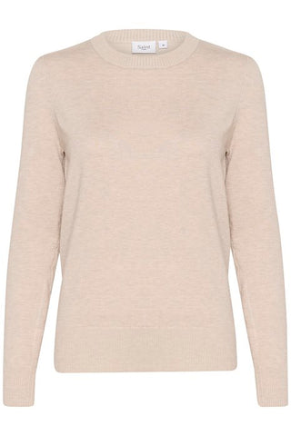 Cream Knit Jumper by Saint Tropez