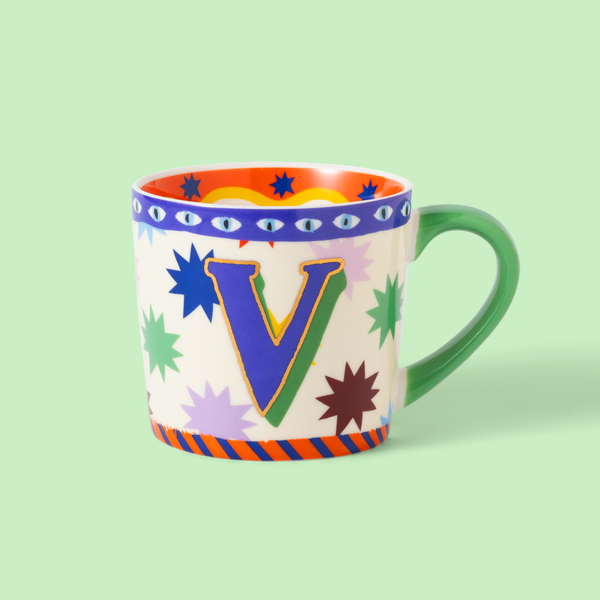 Alphabet Mugs by Eleanor Bowmer