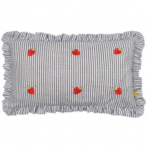 Les Fruites Strawberry Feather Cushion 30 x 50cm