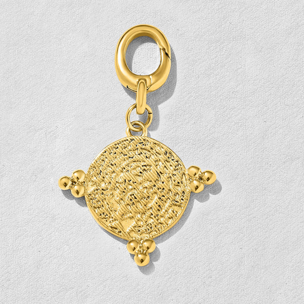 Gold Nyra Coin Charm