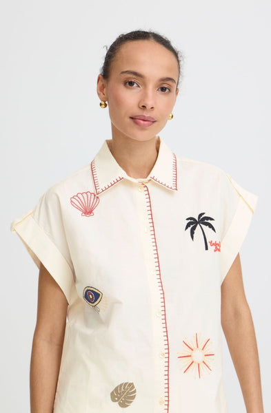 Birch Embroidered Shirt by B Young