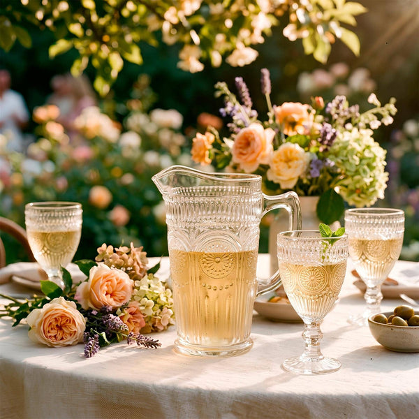 Amore Patterned Wine Glass