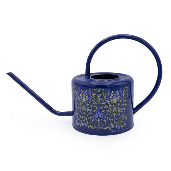 Blue Watering Can – William Morris Snakeshead Design