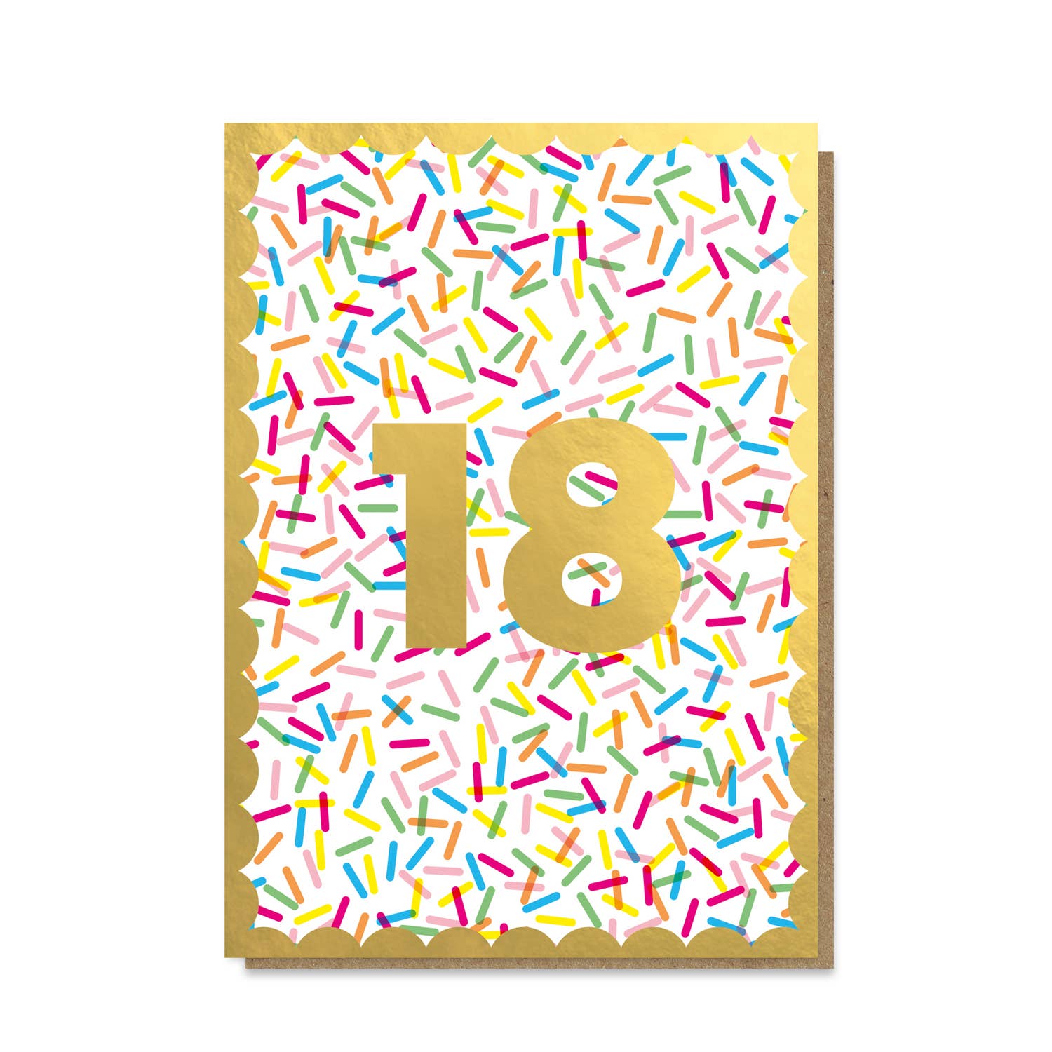 Sprinkles 18th Birthday Card