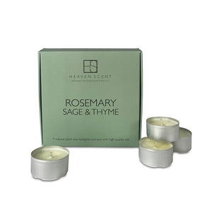 Rosemary‚ Sage & Thyme 9 Scented Tealights by Heaven Scent