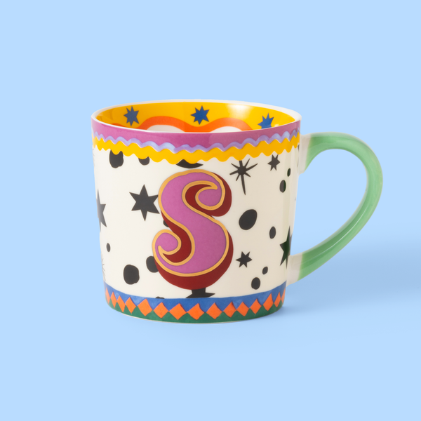 Alphabet Mugs by Eleanor Bowmer