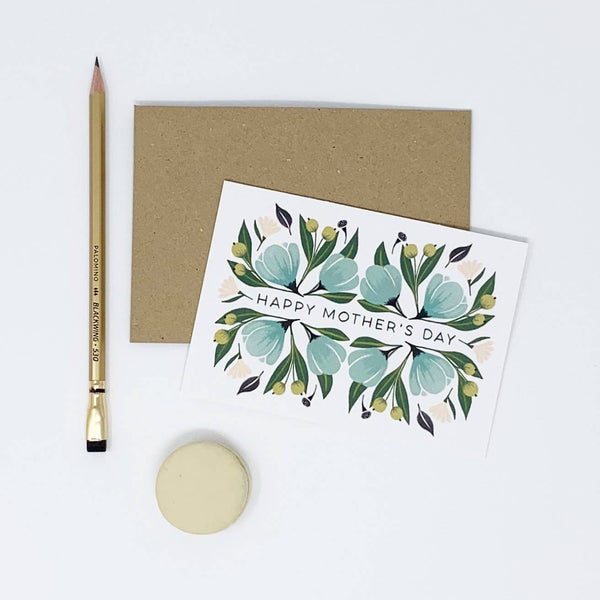 Happy Mother's Day - Floral Green by Lomond