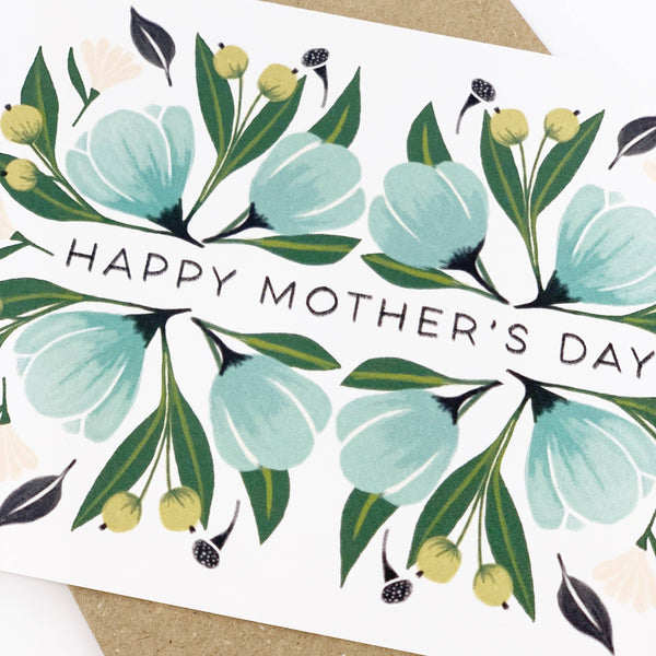 Happy Mother's Day - Floral Green by Lomond