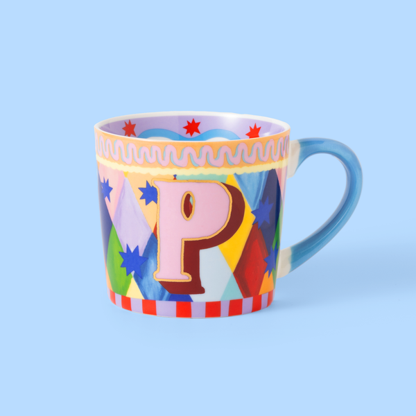 Alphabet Mugs by Eleanor Bowmer