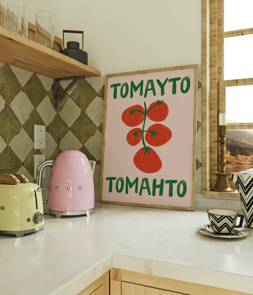 Tomayto Tomahto Kitchen Print A3