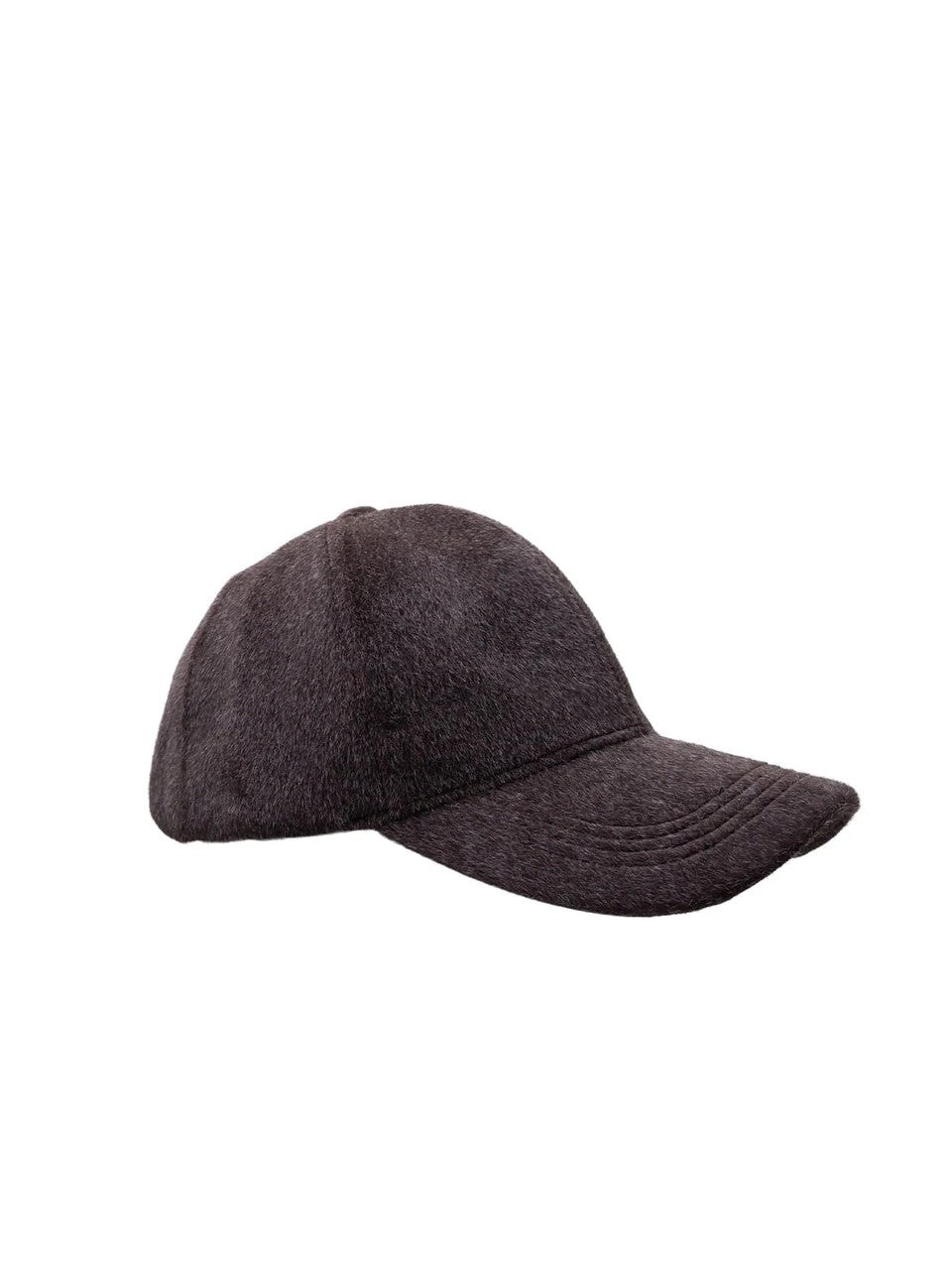 Soft Brushed Grey Cap by Black Colour
