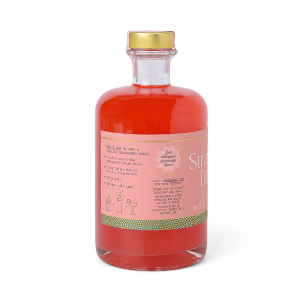 Here's How Strawberry Daiquiri Cocktail Mixer 500mld