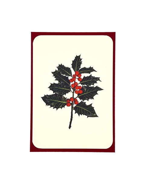 Christmas Holly Christmas Greeting Card | Christmas Card